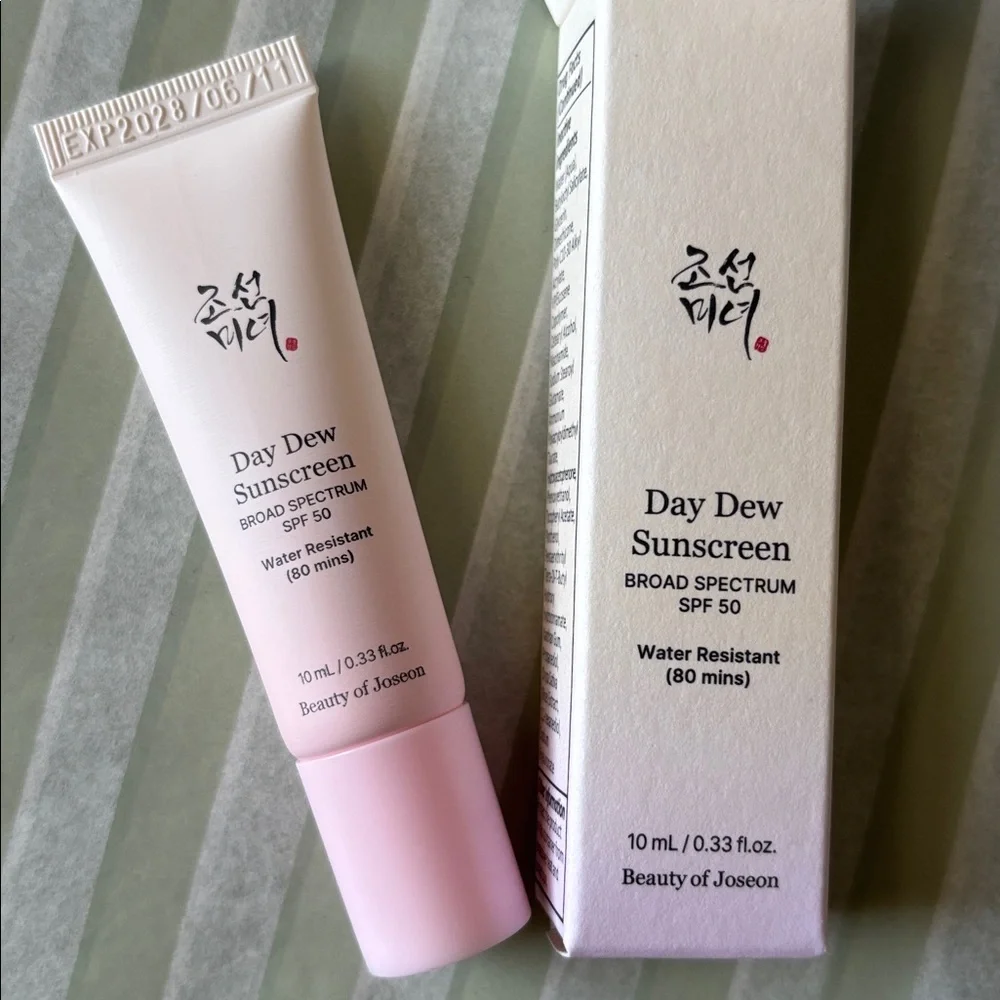 3/15$ ✨ Beauty of Joseon Day Dew Sunscreen travel mini size 10 ml moisturizer